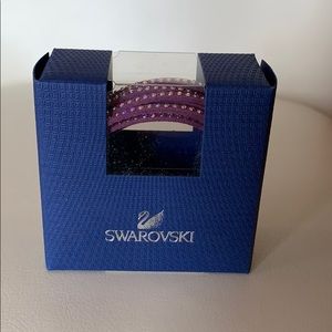 Swarovski Crystal Violet Wrap Bracelet